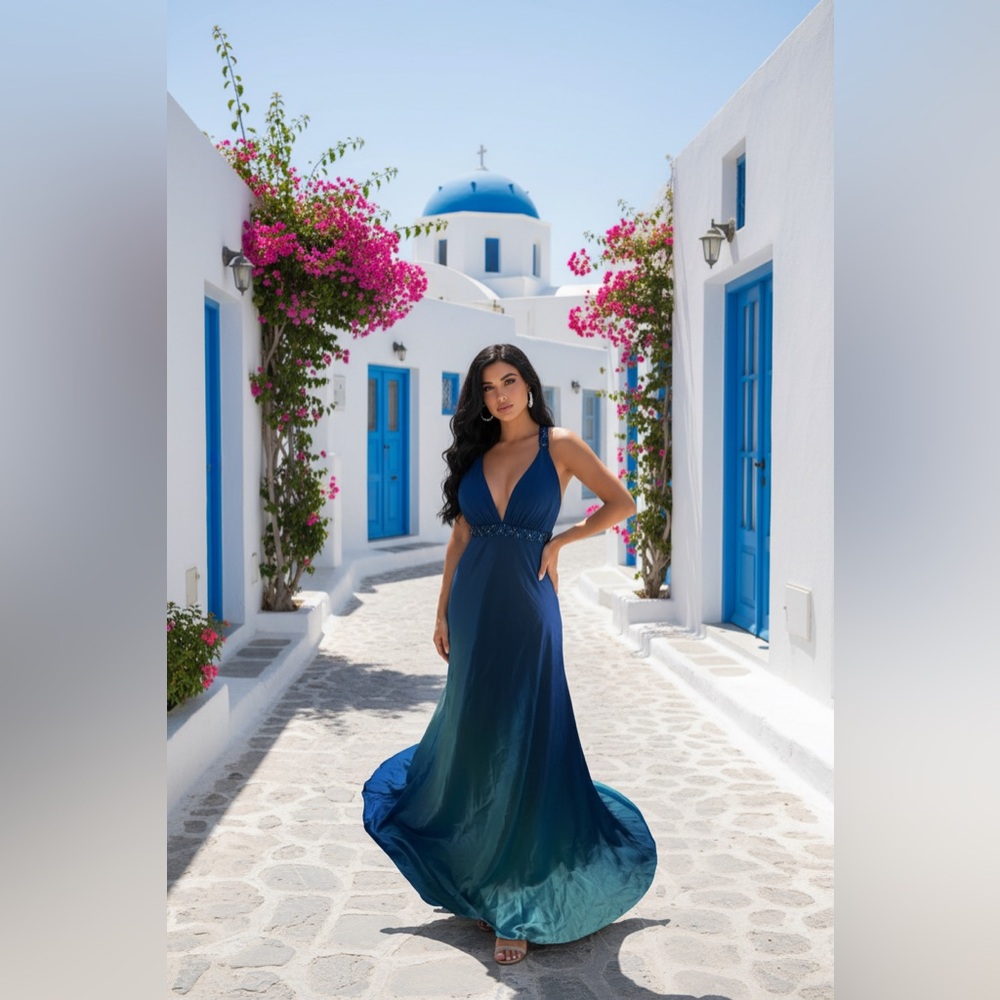 Brand new with tag formal/ prom blue in color